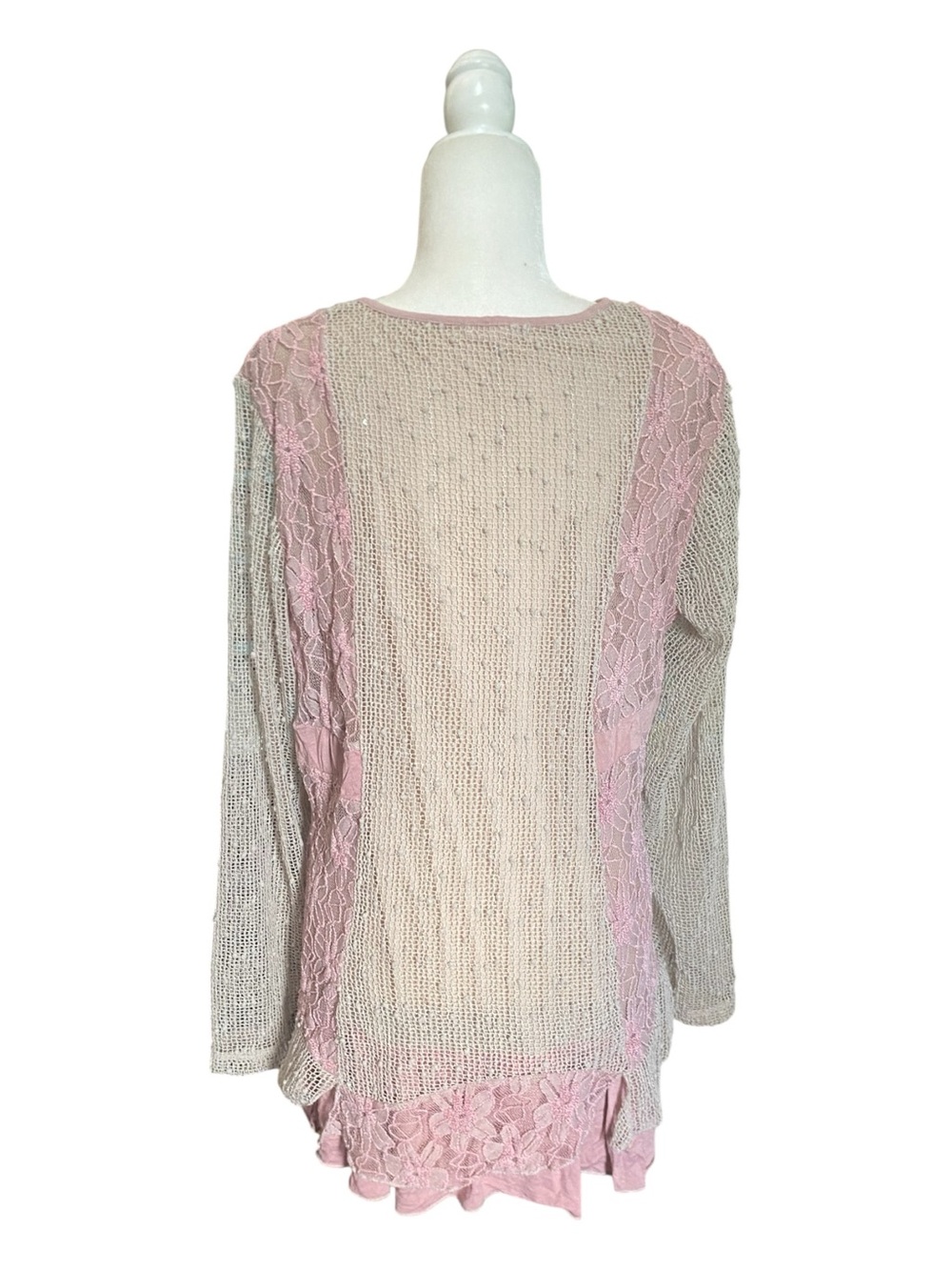 Indigo Soul Womens Renaissance Lagenlook Boho Tunic Blouse - Picture 4 of 8